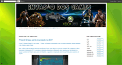 Desktop Screenshot of invasaodosgames.blogspot.com