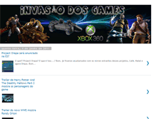 Tablet Screenshot of invasaodosgames.blogspot.com