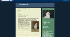 Desktop Screenshot of csuspigeonlab.blogspot.com