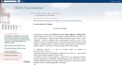 Desktop Screenshot of diariotocantinense.blogspot.com