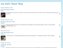 Tablet Screenshot of joeholtsnews.blogspot.com