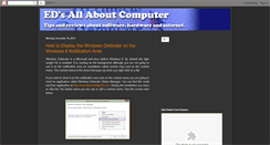 Desktop Screenshot of ed-allaboutcomputer.blogspot.com