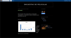 Desktop Screenshot of encuestasdepeliculas.blogspot.com