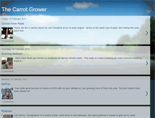 Tablet Screenshot of carrotgrower.blogspot.com