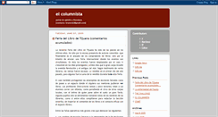 Desktop Screenshot of columnista.blogspot.com