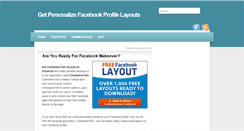 Desktop Screenshot of personalize-facebooklayouts.blogspot.com