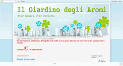 Desktop Screenshot of ilgiardinodegliaromi.blogspot.com
