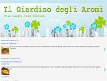 Tablet Screenshot of ilgiardinodegliaromi.blogspot.com