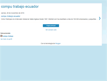 Tablet Screenshot of compu-trabajo-ecuador.blogspot.com