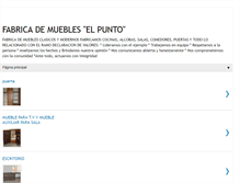 Tablet Screenshot of muebleselpunto.blogspot.com