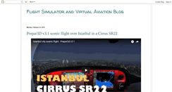 Desktop Screenshot of flightsimaviation.blogspot.com