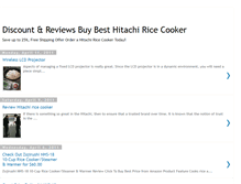 Tablet Screenshot of hitachiricecooker.blogspot.com