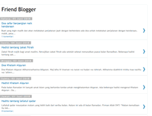 Tablet Screenshot of friendblogger.blogspot.com