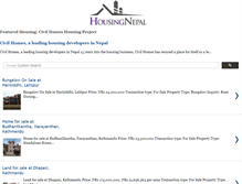 Tablet Screenshot of housingnepal.blogspot.com