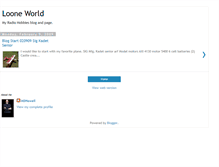 Tablet Screenshot of looneworld.blogspot.com