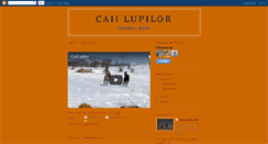 Desktop Screenshot of caiilupilor.blogspot.com