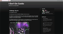 Desktop Screenshot of idontdocardio.blogspot.com