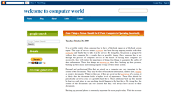 Desktop Screenshot of computermaniacz.blogspot.com