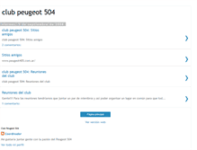 Tablet Screenshot of clubpeugeot504.blogspot.com
