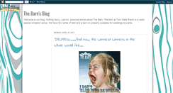 Desktop Screenshot of barnattwinoaksranch.blogspot.com