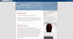 Desktop Screenshot of machinology.blogspot.com