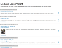 Tablet Screenshot of lindsaylosingweight.blogspot.com