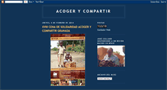 Desktop Screenshot of acogerycompartir.blogspot.com