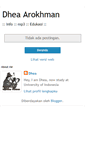 Mobile Screenshot of dheaarokhman.blogspot.com