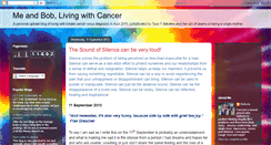 Desktop Screenshot of meandboblivingwithcancer.blogspot.com