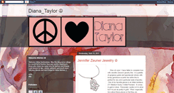 Desktop Screenshot of dianataylorfashion.blogspot.com