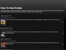 Tablet Screenshot of howtosellbuyhomes.blogspot.com