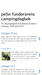 Mobile Screenshot of pellefunderarenscampingdagbok.blogspot.com