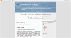 Desktop Screenshot of doba-5skupina-e-ucenje.blogspot.com