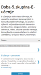 Mobile Screenshot of doba-5skupina-e-ucenje.blogspot.com