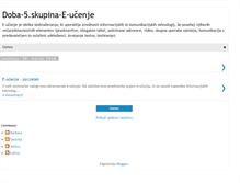 Tablet Screenshot of doba-5skupina-e-ucenje.blogspot.com