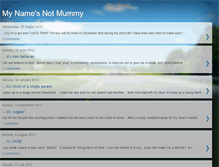 Tablet Screenshot of mynamesnotmummy.blogspot.com