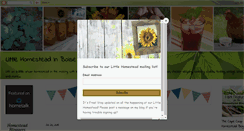 Desktop Screenshot of littlehomesteadinboise.blogspot.com