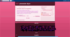 Desktop Screenshot of prenseslerdiyari2.blogspot.com