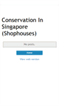 Mobile Screenshot of conservationshophouse.blogspot.com