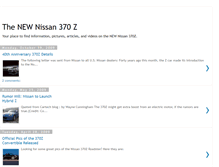 Tablet Screenshot of nissan370z.blogspot.com