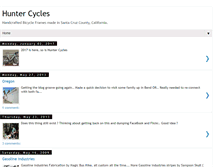 Tablet Screenshot of huntercycles.blogspot.com