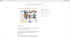 Desktop Screenshot of danielwoolfolk.blogspot.com