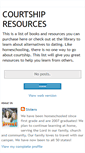 Mobile Screenshot of courtshipresources.blogspot.com