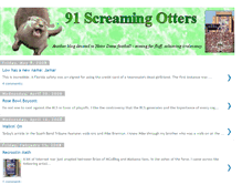 Tablet Screenshot of 91screamingotters.blogspot.com