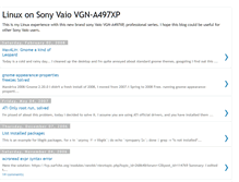 Tablet Screenshot of linuxon-vgn-a497xp.blogspot.com