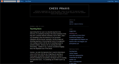 Desktop Screenshot of chesspraxis.blogspot.com