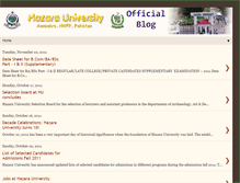 Tablet Screenshot of hazarauniversity.blogspot.com