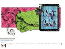 Tablet Screenshot of craftsalad.blogspot.com