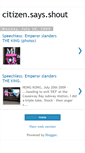 Mobile Screenshot of citizensaysshout.blogspot.com