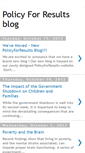 Mobile Screenshot of policyforresults.blogspot.com